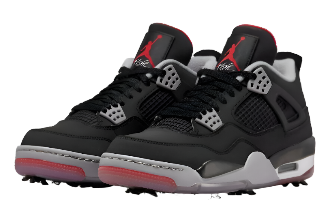 Jordan 4s Retro Black Red Bulls