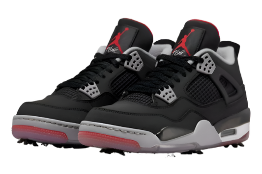 Jordan 4s Retro Black Red Bulls